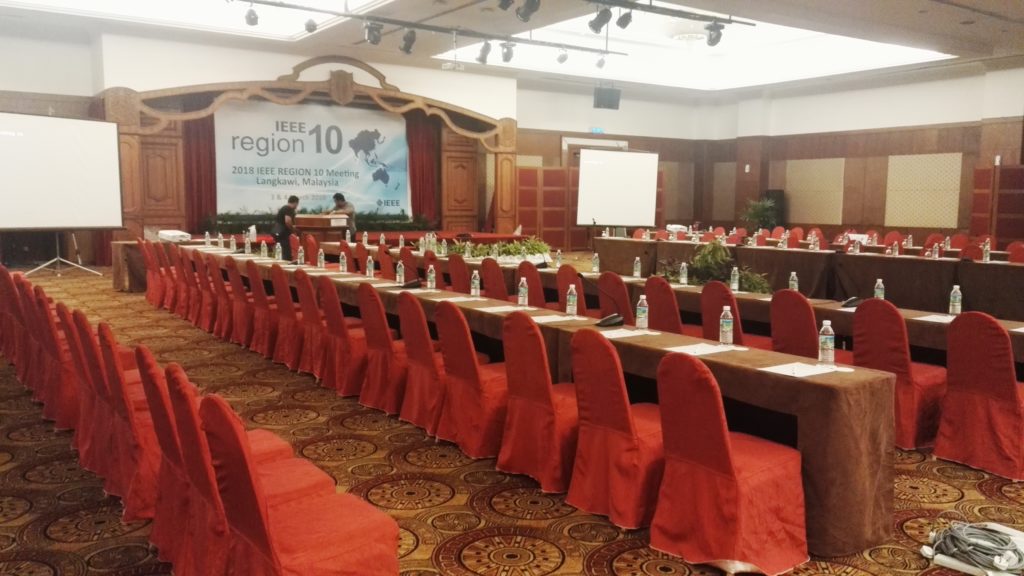 Wireless Conference System Set Up for International Event