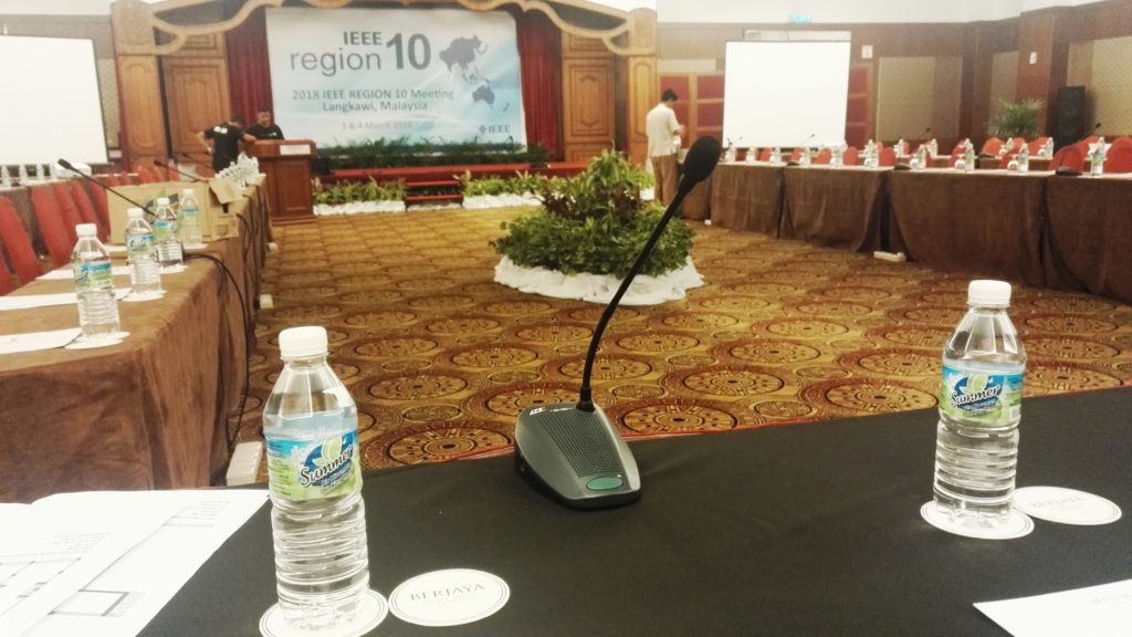 Wireless Conference System Set Up for International Event